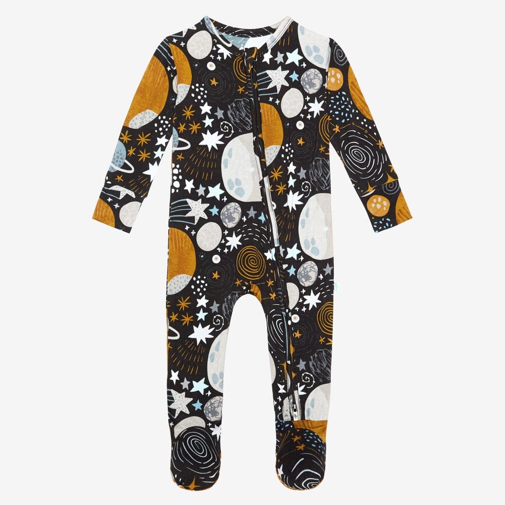 Nova footie zippered one piece