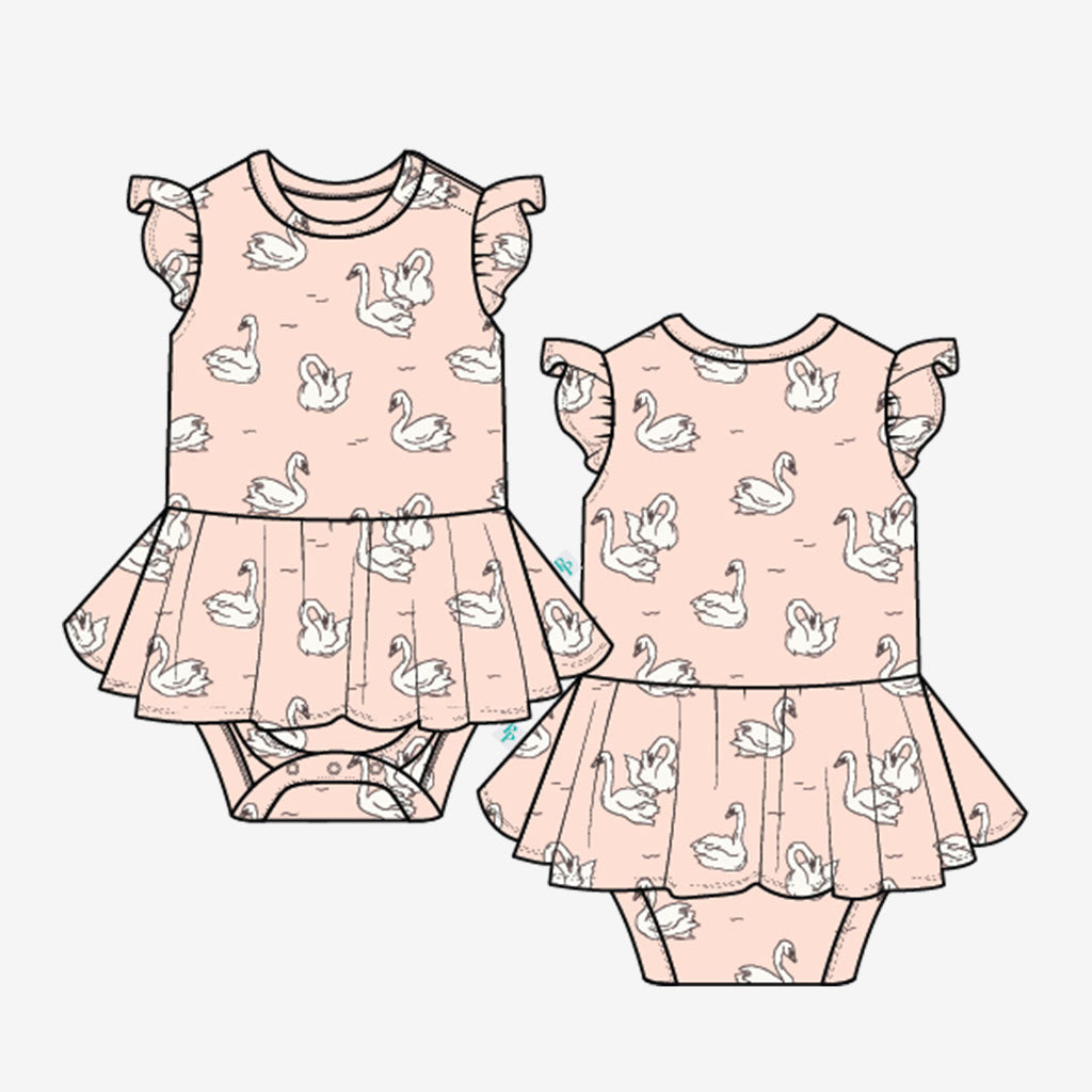 Odet Twirl Skirt Bodysuit Dress