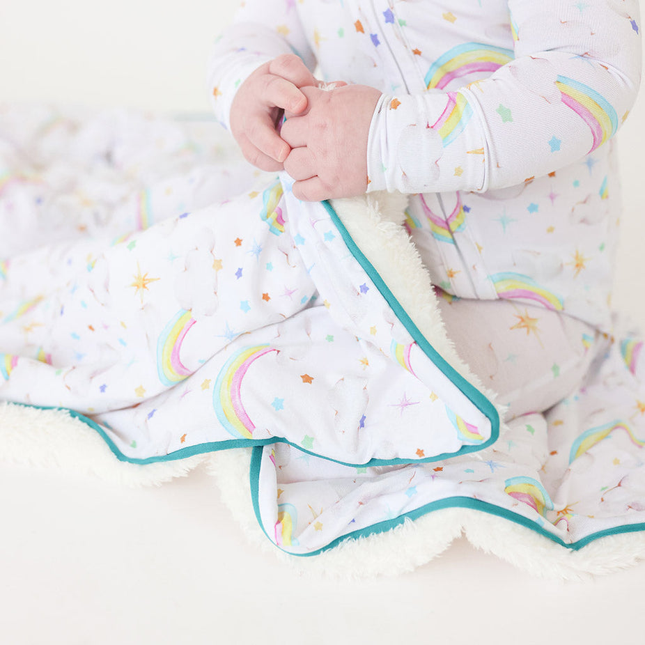 Nicky Square Plush Patoo® Blanket