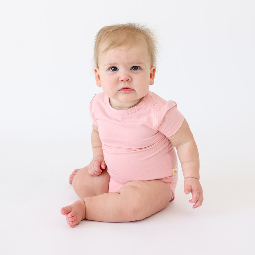 Blush Short Sleeve Bodysuit