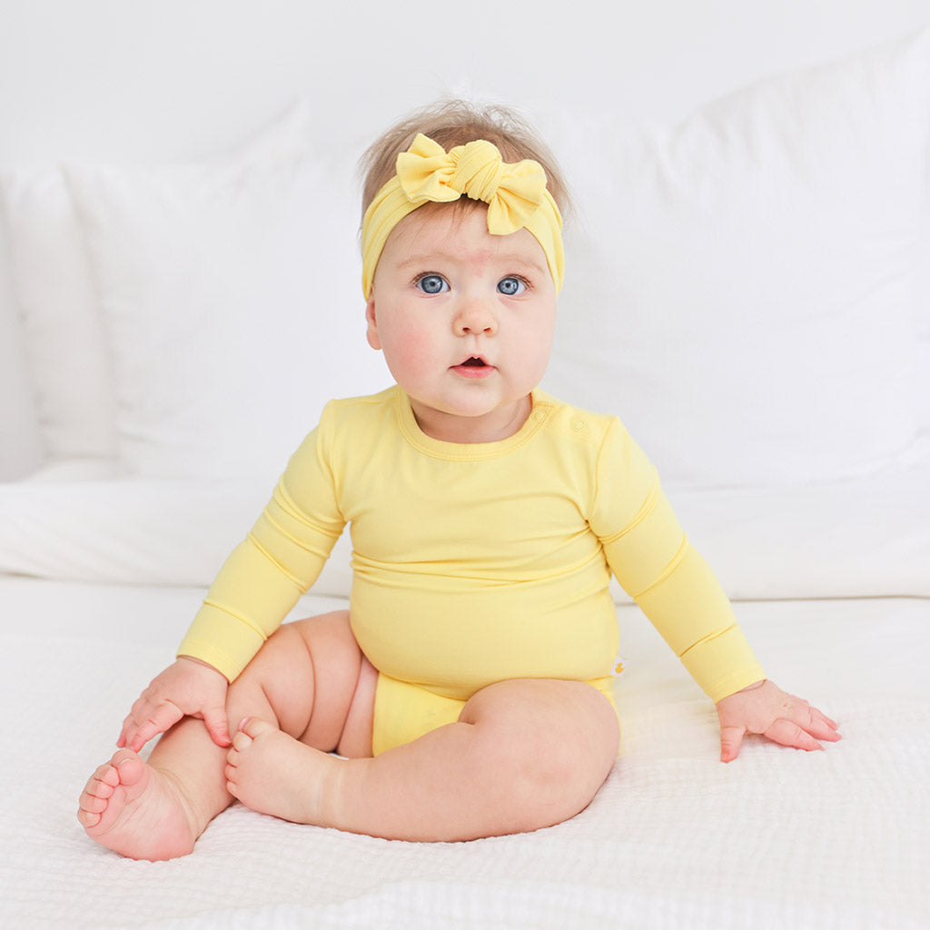 Yellow Long Sleeve Bodysuit
