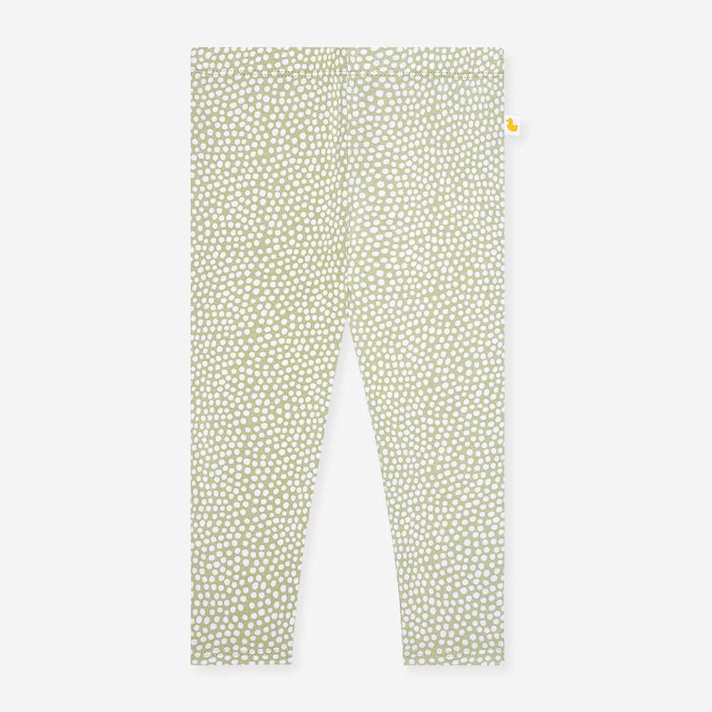 Sage Polka Dot Leggings