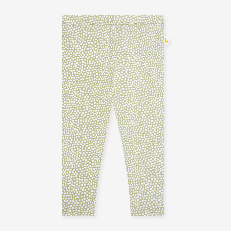 Sage Polka Dot Leggings