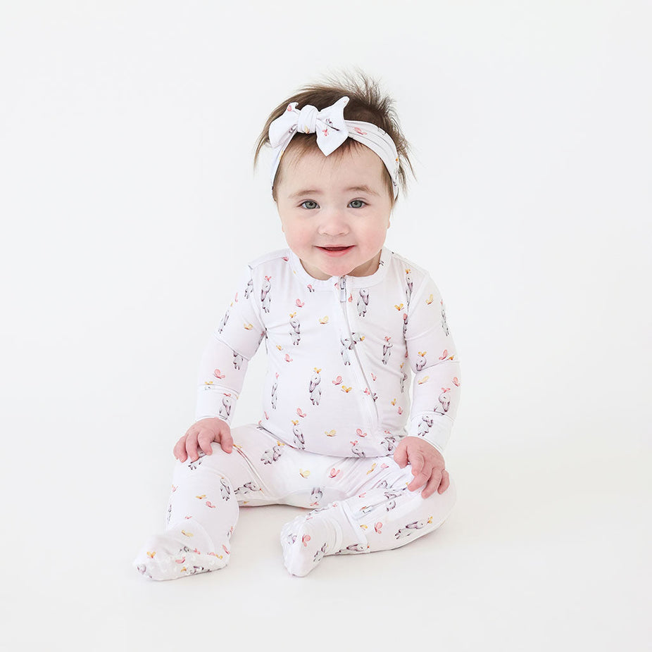 Athena Footie Zippered One Piece