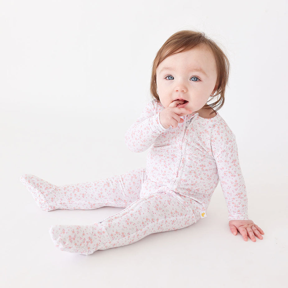 Alexandria Footie Zippered One Piece