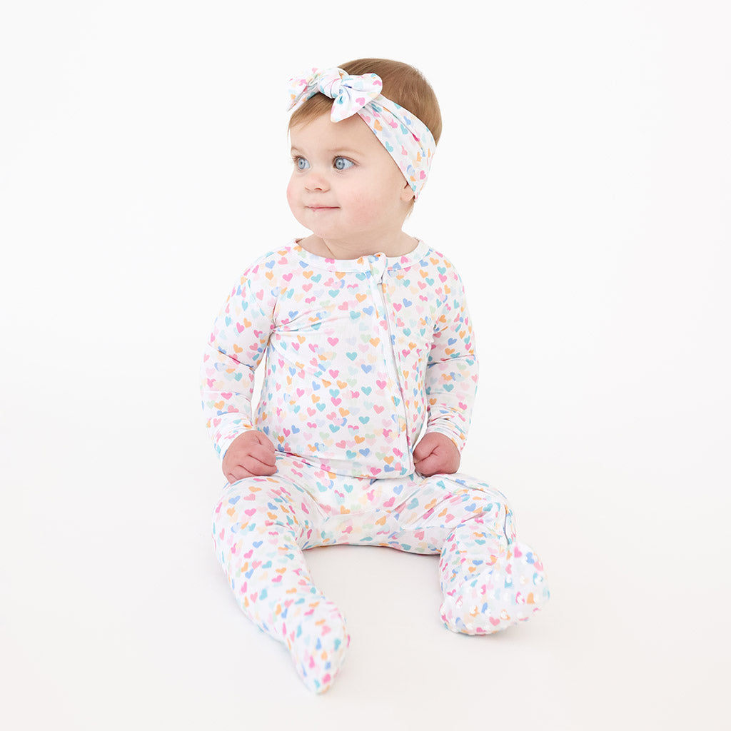 Lydia Footie Zippered One Piece