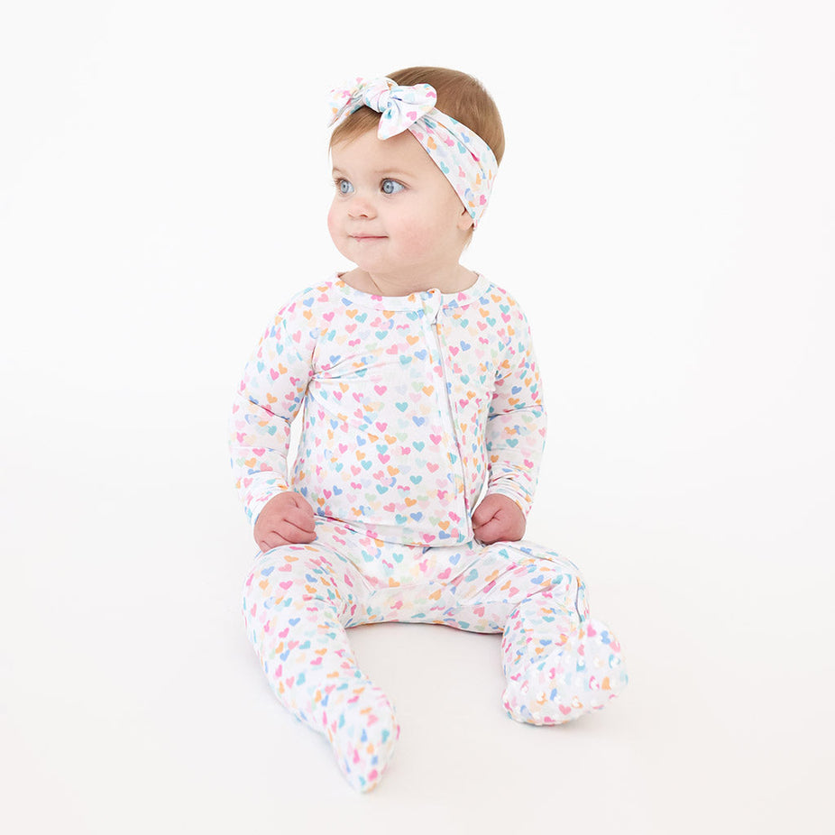 Lydia Footie Zippered One Piece