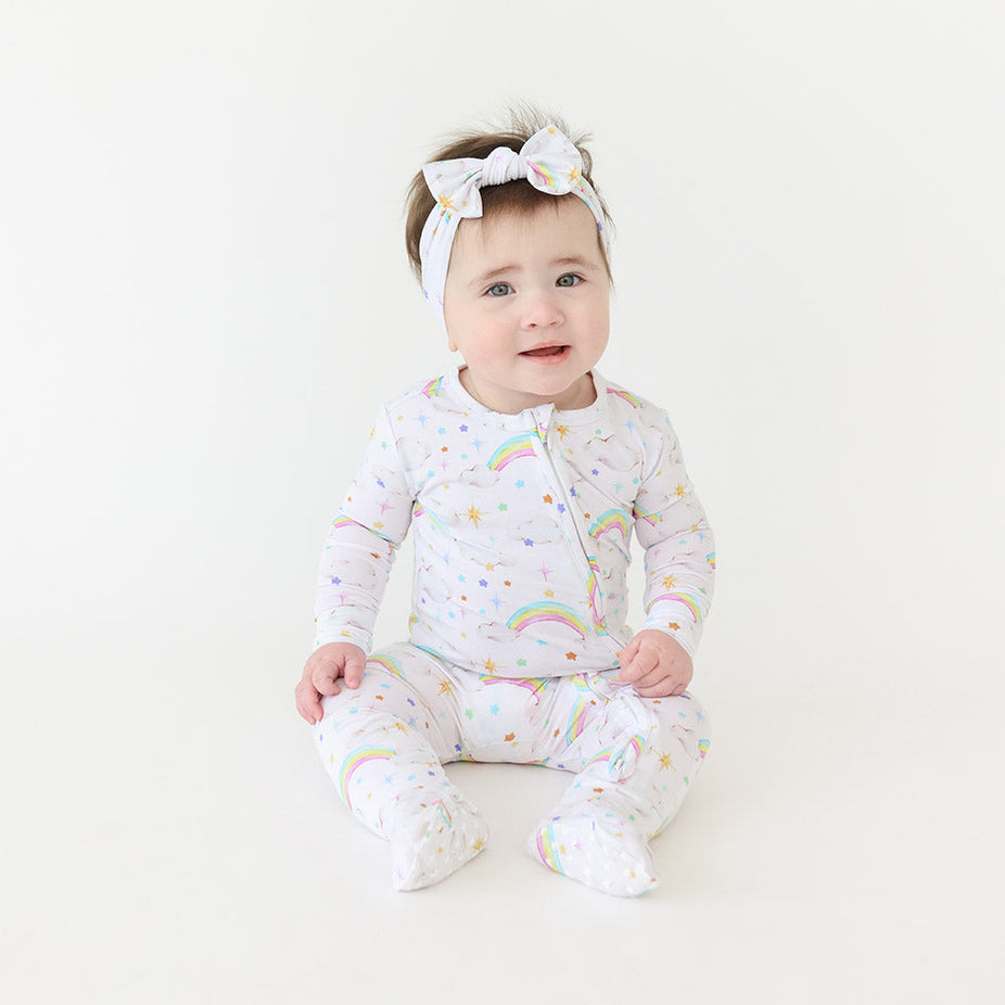 Nicky Footie Zippered One Piece