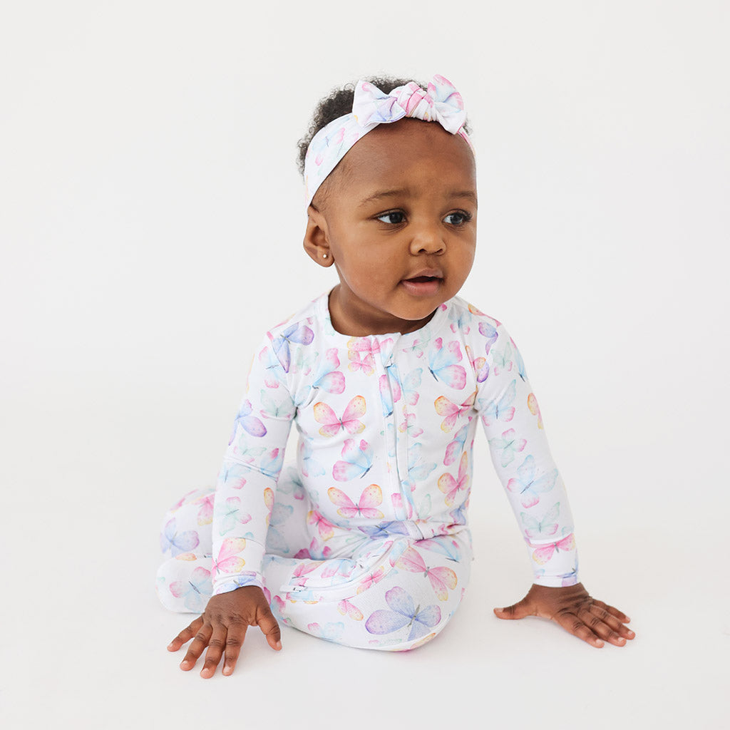 Noemi Footie Zippered One Piece