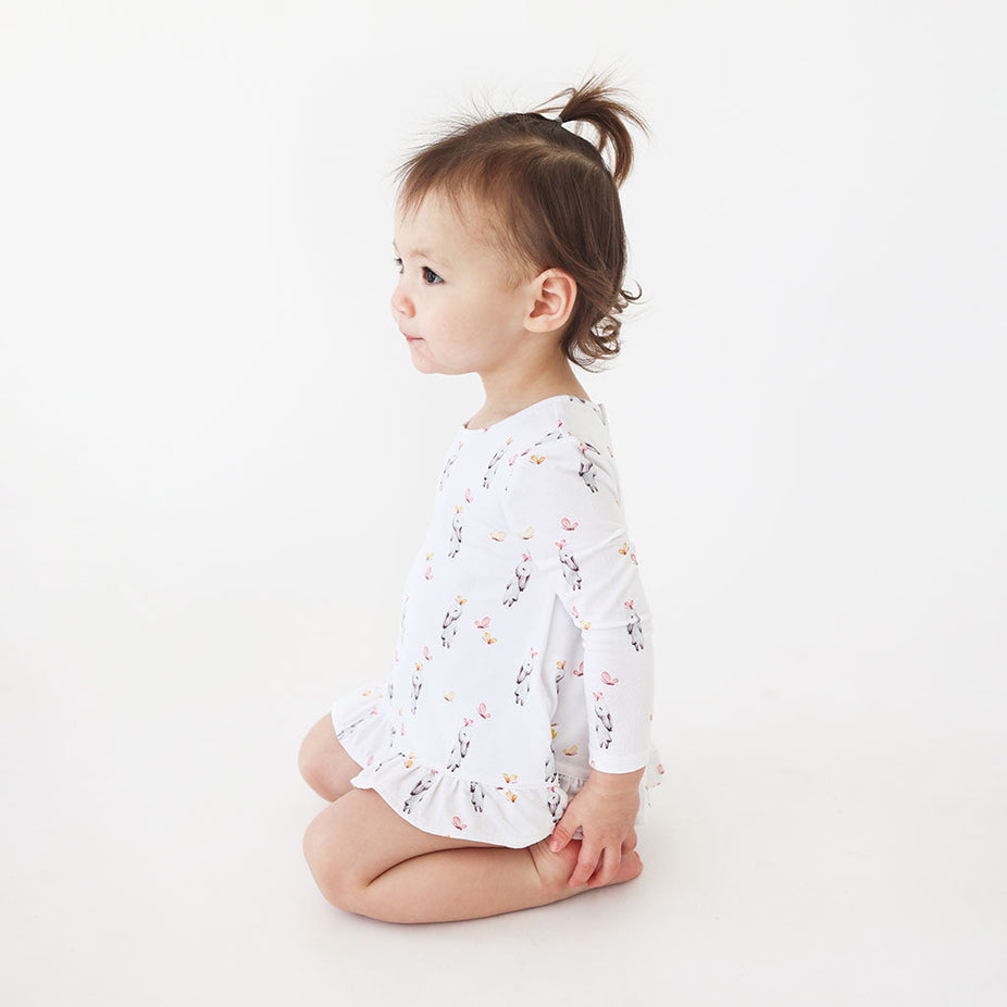 Athena Long Sleeve Bubble Romper Dress