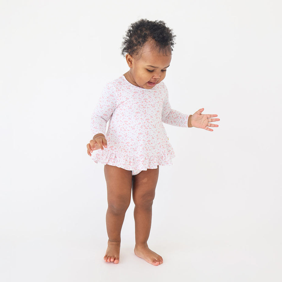 Alexandria Long Sleeve Bubble Romper Dress