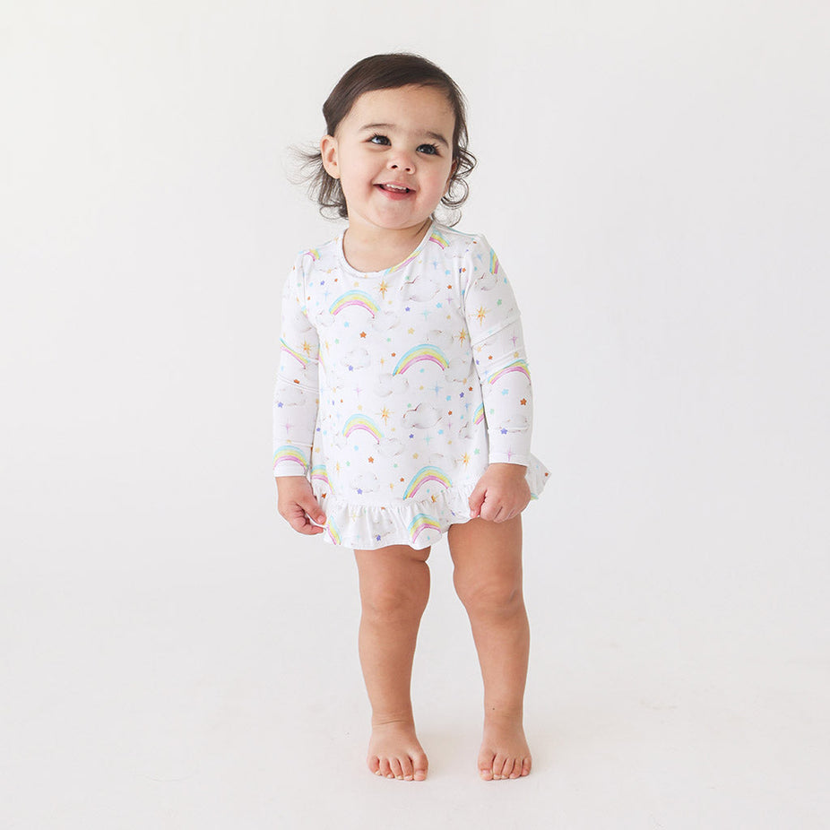 Nicky Long Sleeve Bubble Romper Dress
