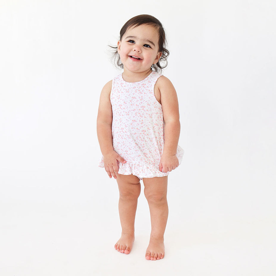 Alexandria Sleeveless Bubble Romper Dress