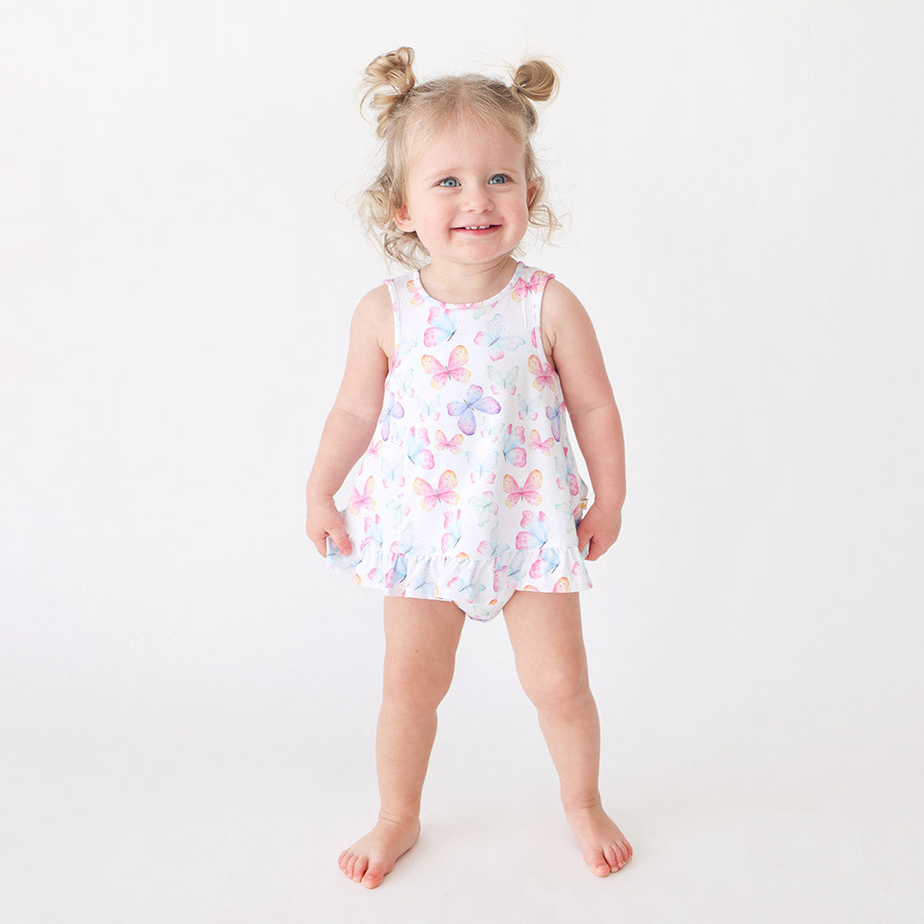 Noemi Sleeveless Bubble Romper Dress