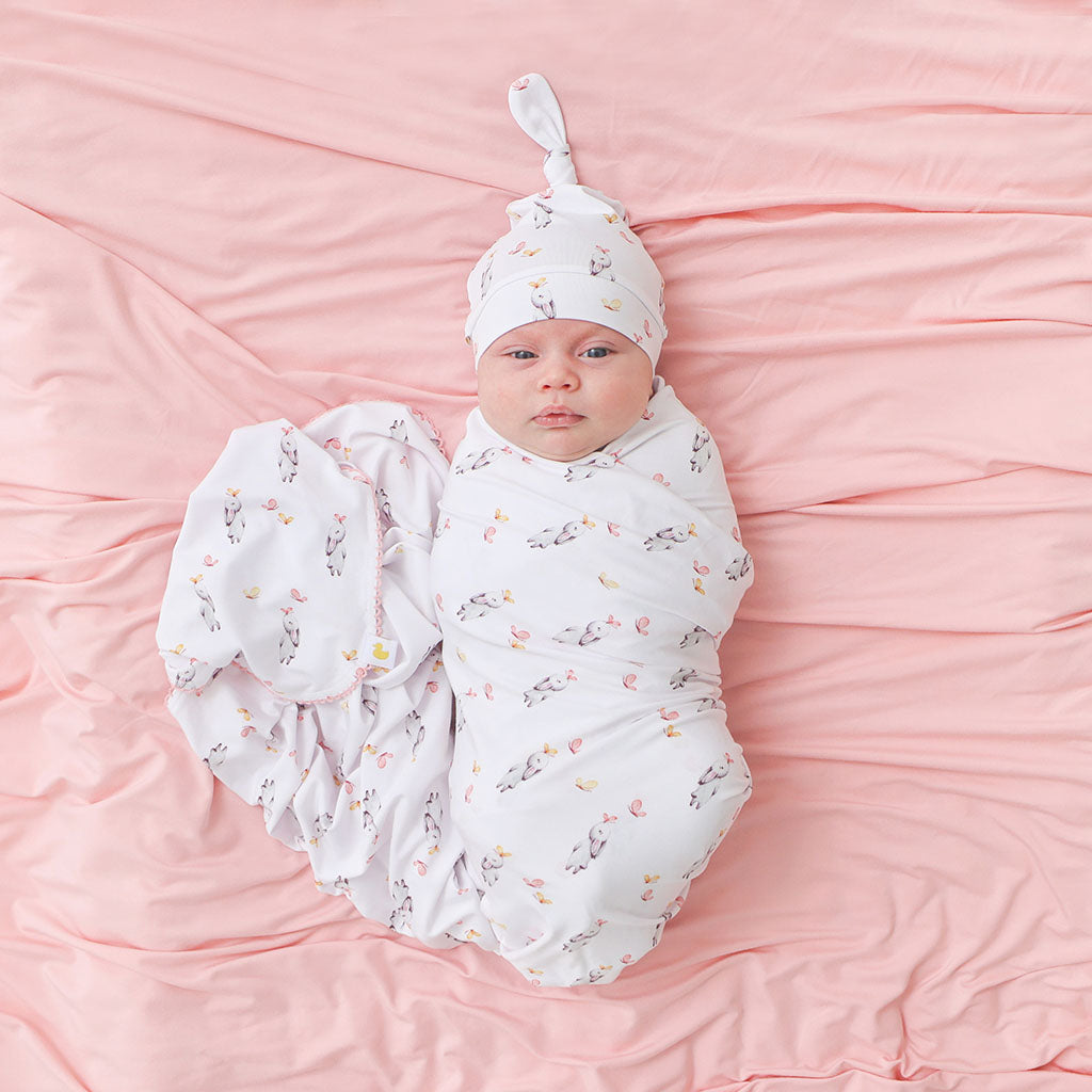 Athena Picot Edge Swaddle