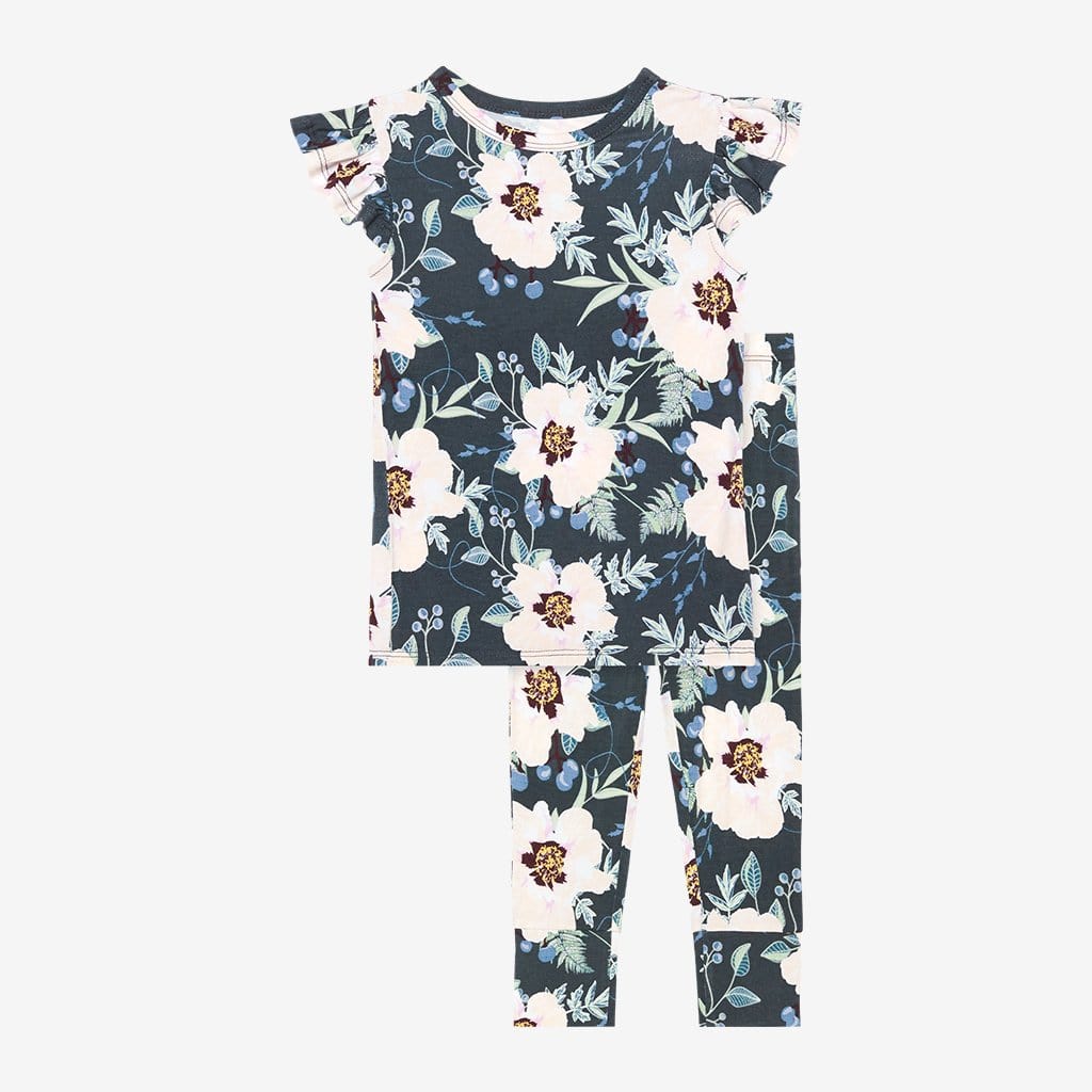 Payton ruffled cap sleeve pajamas