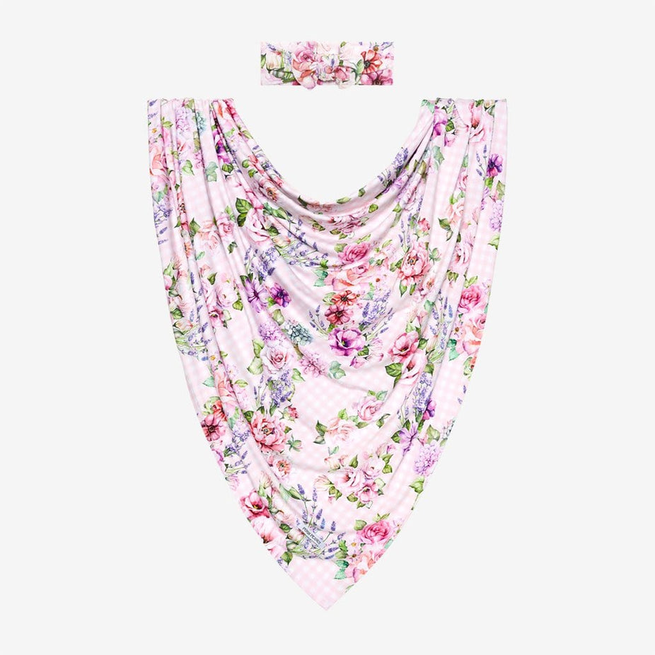 Arabella swaddle headband set