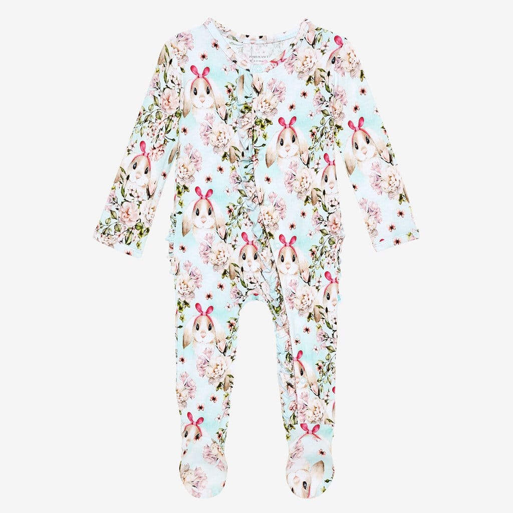 Babs ruffled snap one piece
