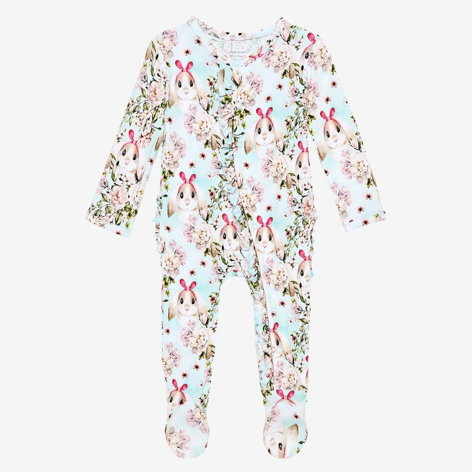 Babs ruffled snap one piece