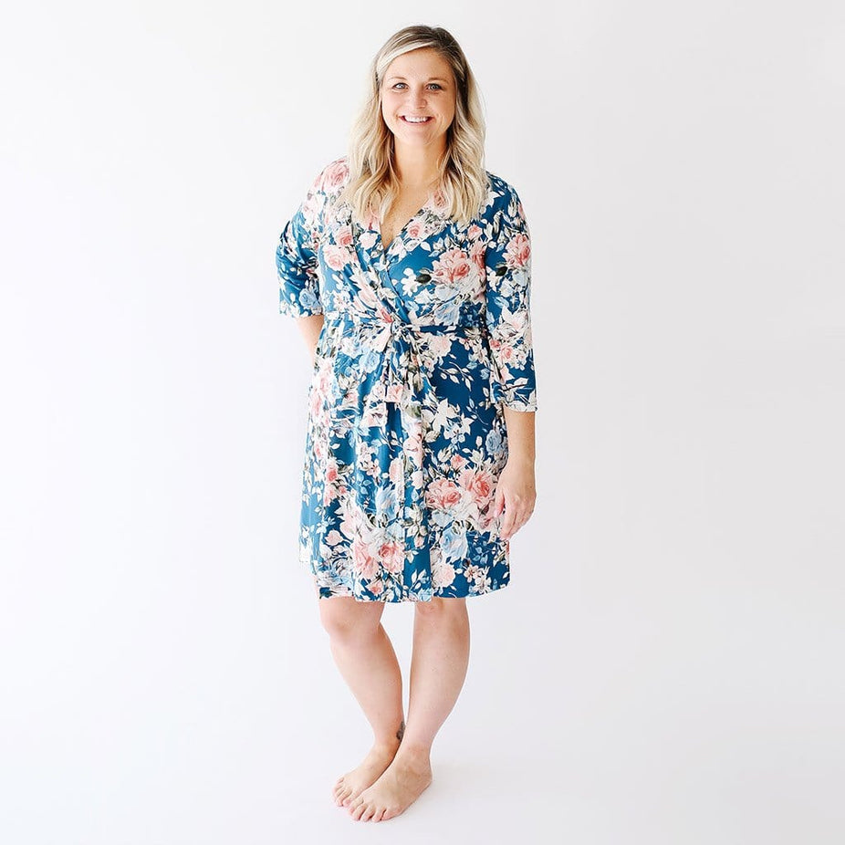 Blue Rose Robe