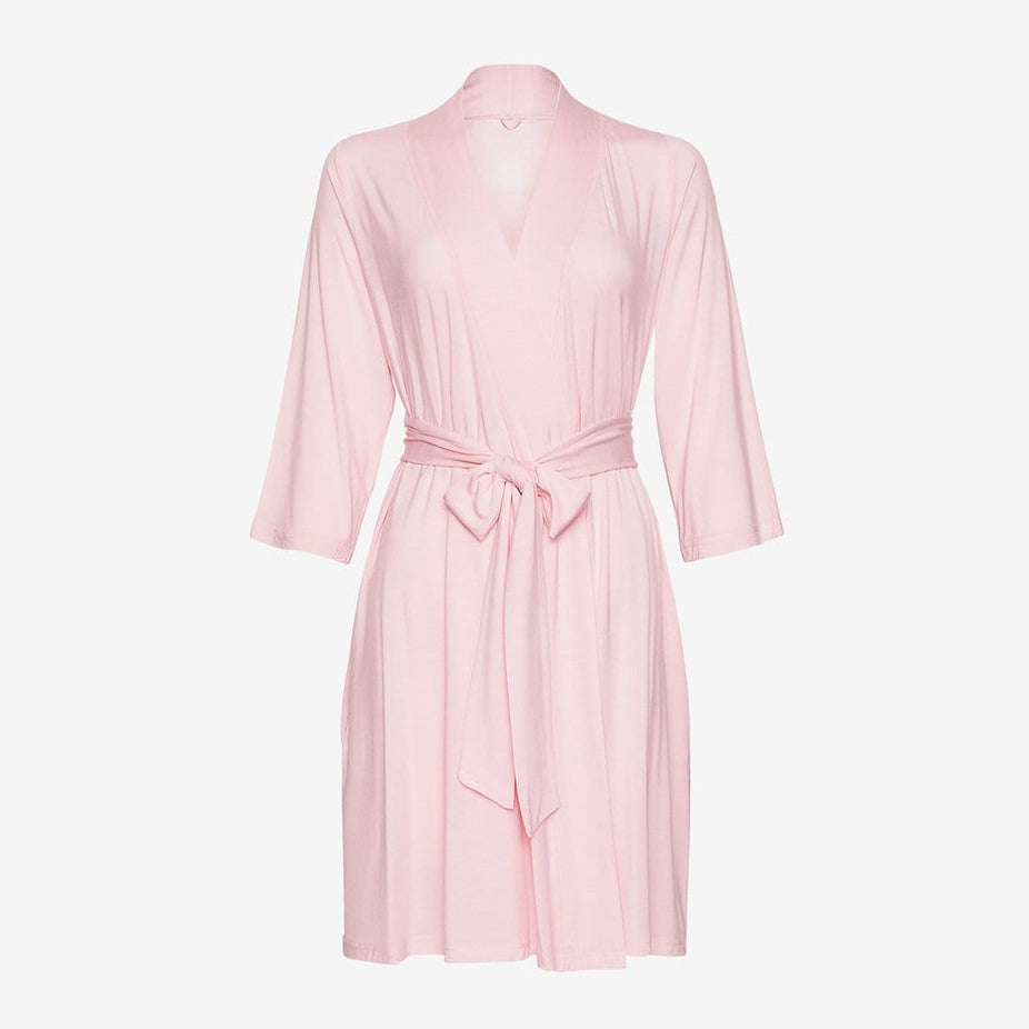 Front of blush robe