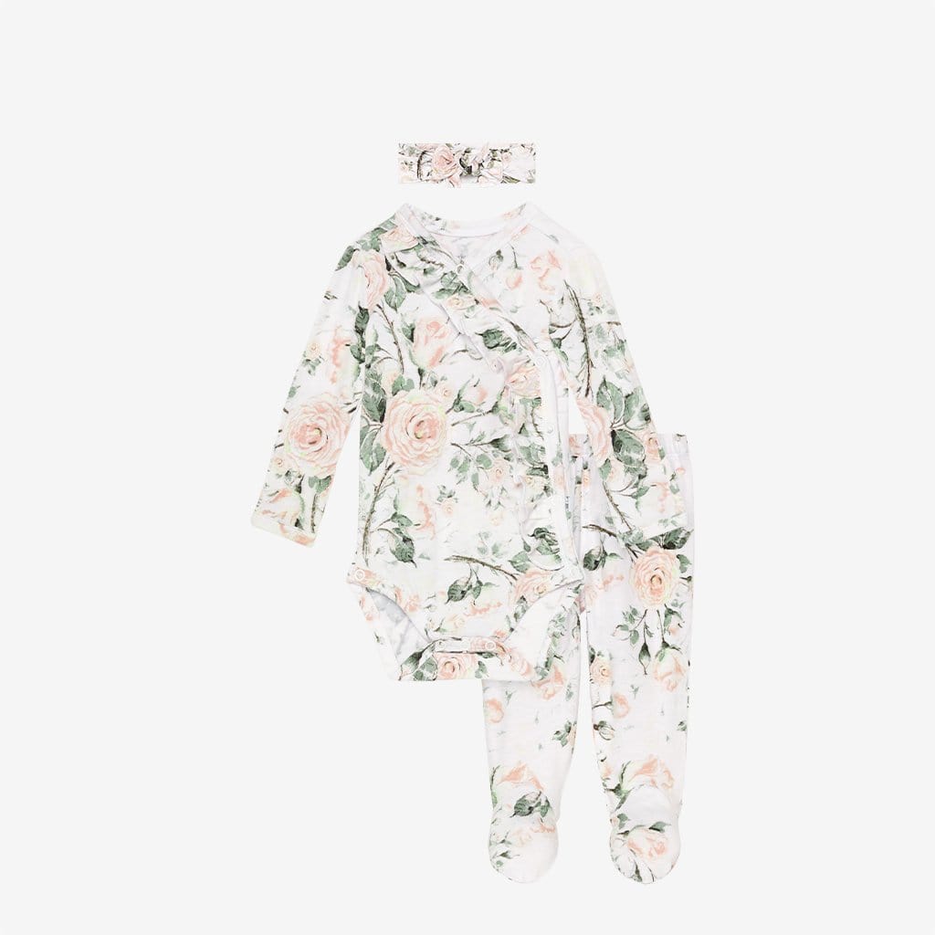 Delilah Ruffled Kimono Set