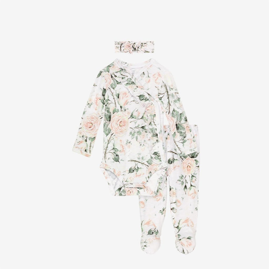 Delilah Ruffled Kimono Set