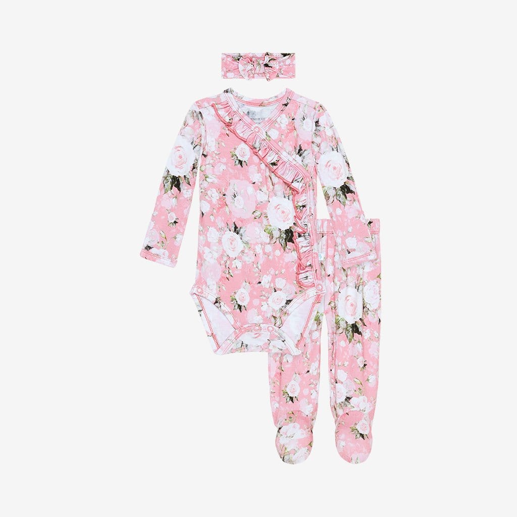 Emma Ruffled Kimono Set