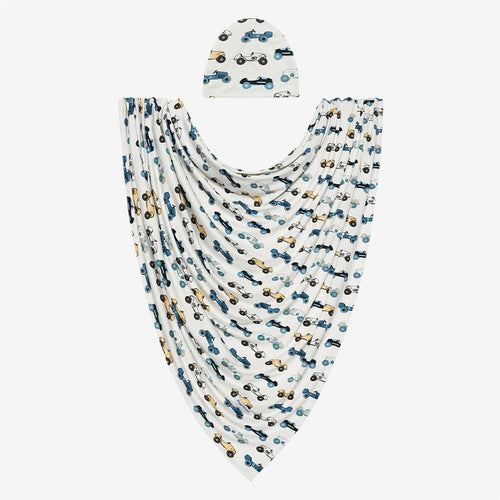 Enzo Swaddle Beanie Set