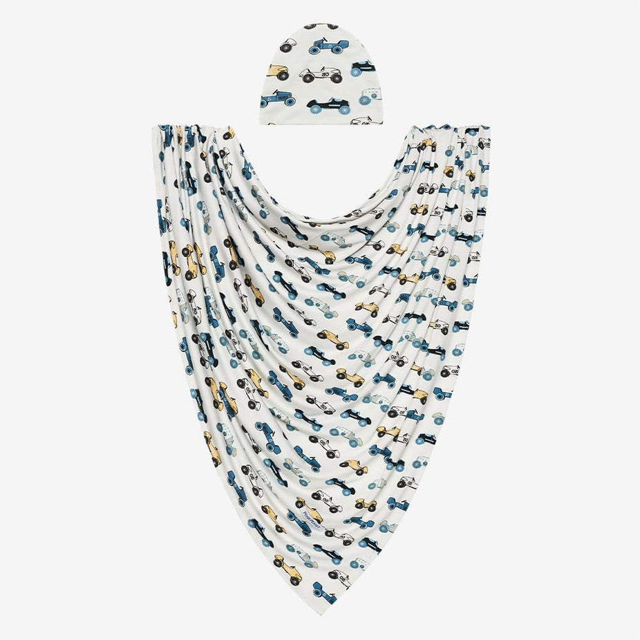 Enzo Swaddle Beanie Set