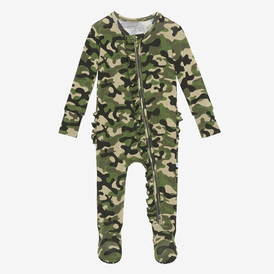 Cadet Footie Ruffled Zippered One Piece