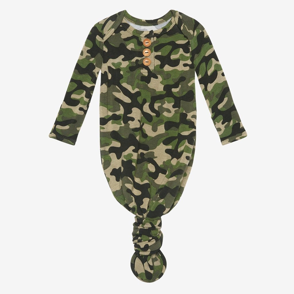 Cadet Button Knotted Gown