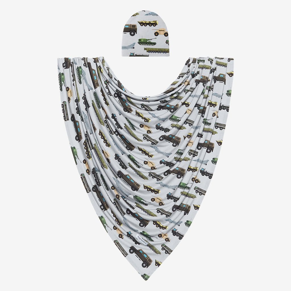 Cash Swaddle Beanie Set