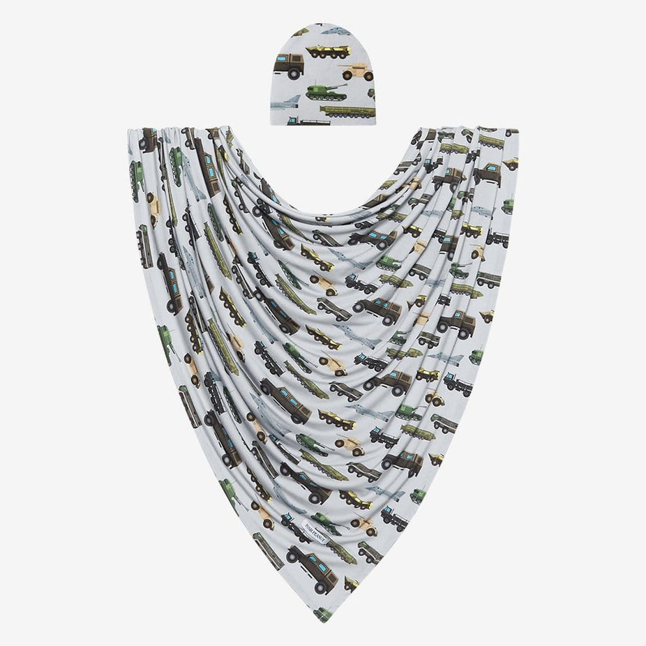 Cash Swaddle Beanie Set