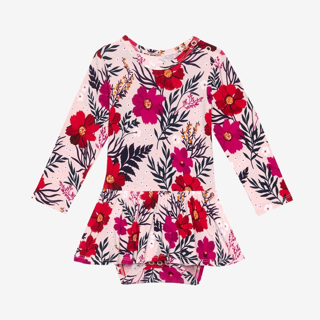Chloe Long Sleeve Twirl Skirt Bodysuit