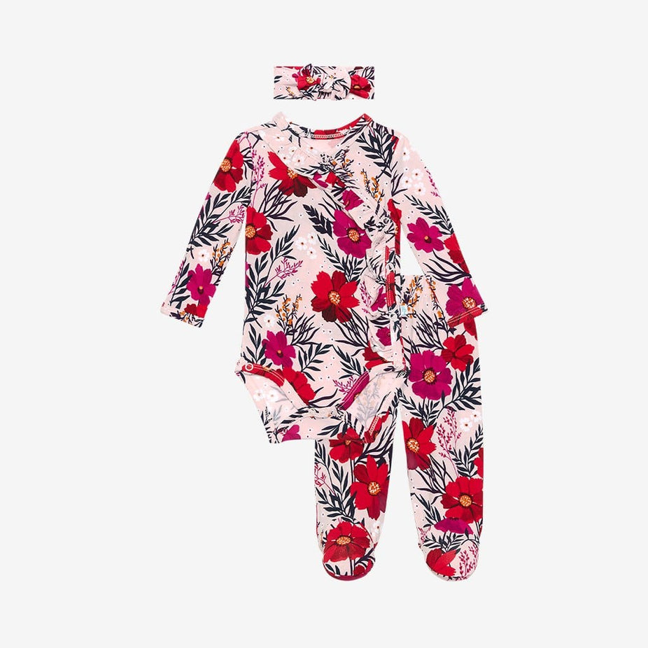 Chloe Ruffled Kimono Set