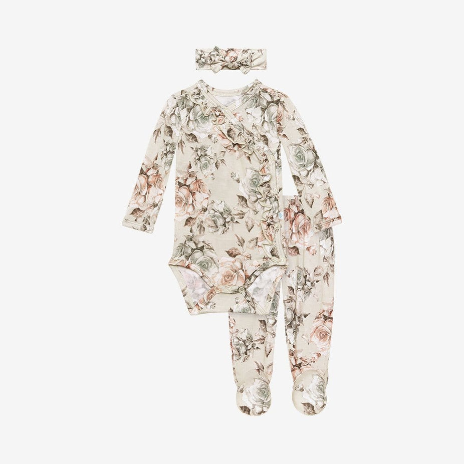 Daniella Ruffled Kimono Set