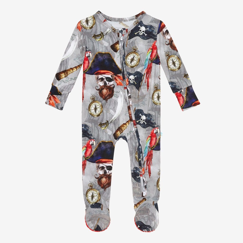 Edward Footie Zippered One Piece