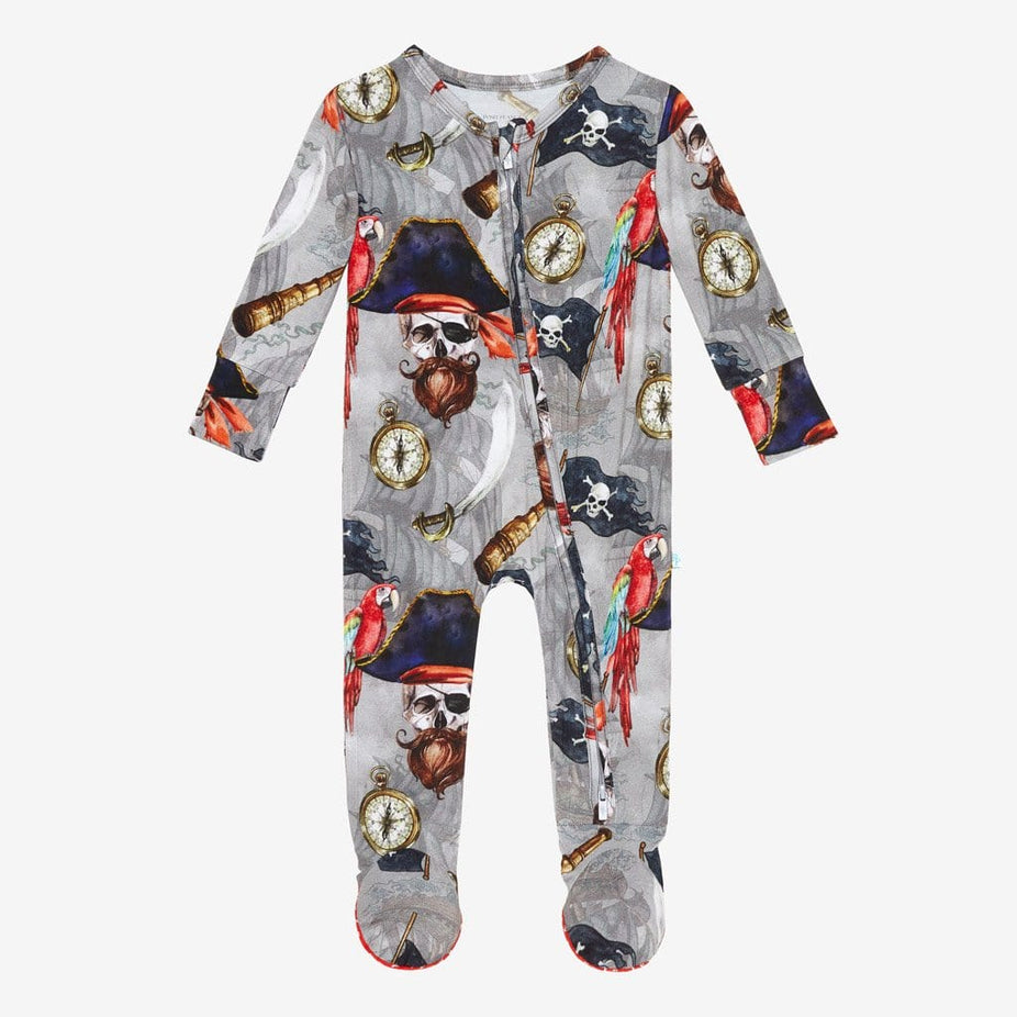 Edward Footie Zippered One Piece