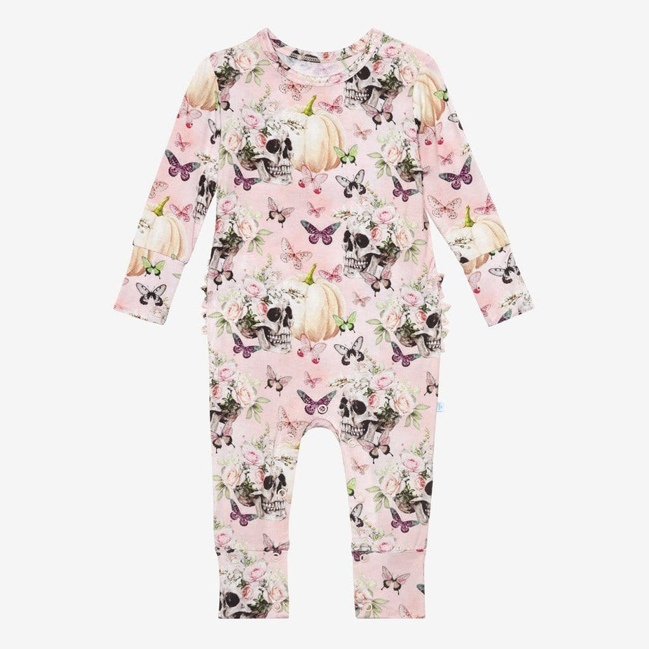 Francesca Long Sleeve Ruffled Romper