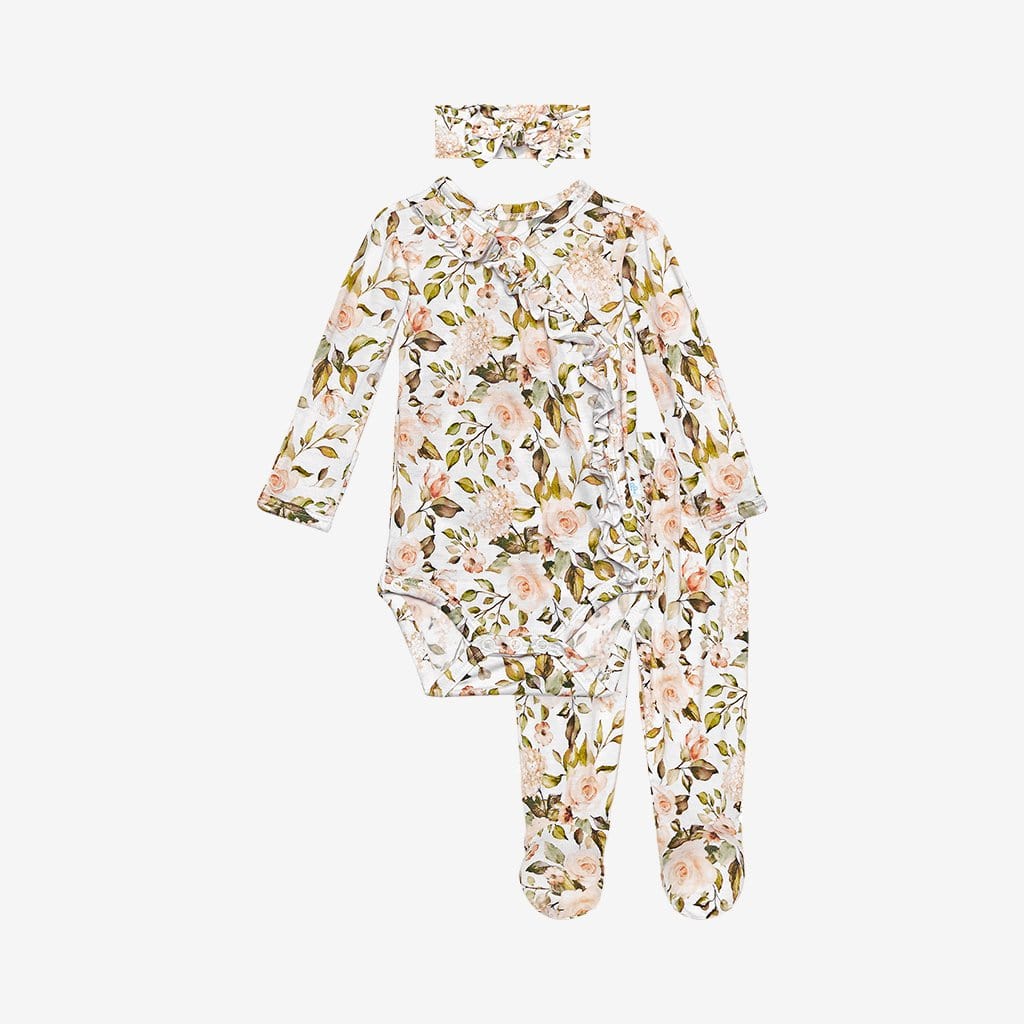 Katherine Ruffled Kimono Set