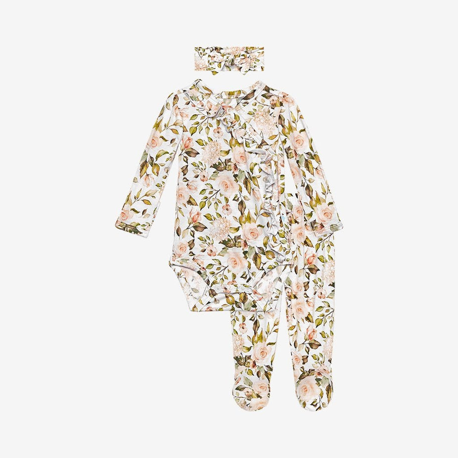 Katherine Ruffled Kimono Set