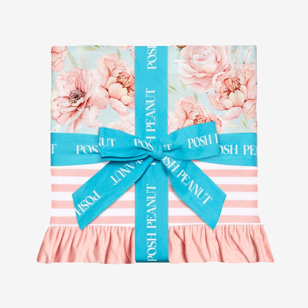 Kennedy & Blush Stripe Ruffled Luxe Patoo Gift