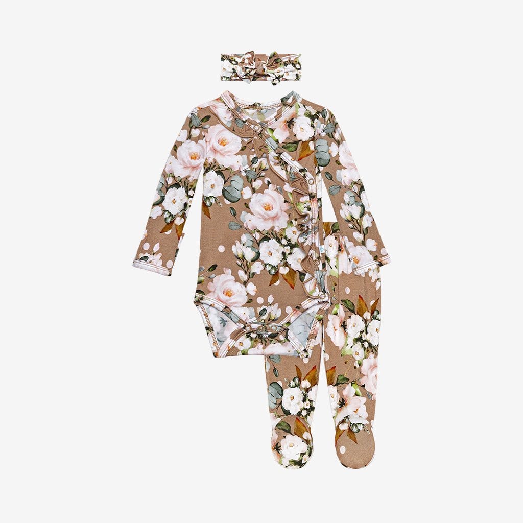 Leona Ruffled Kimono Set