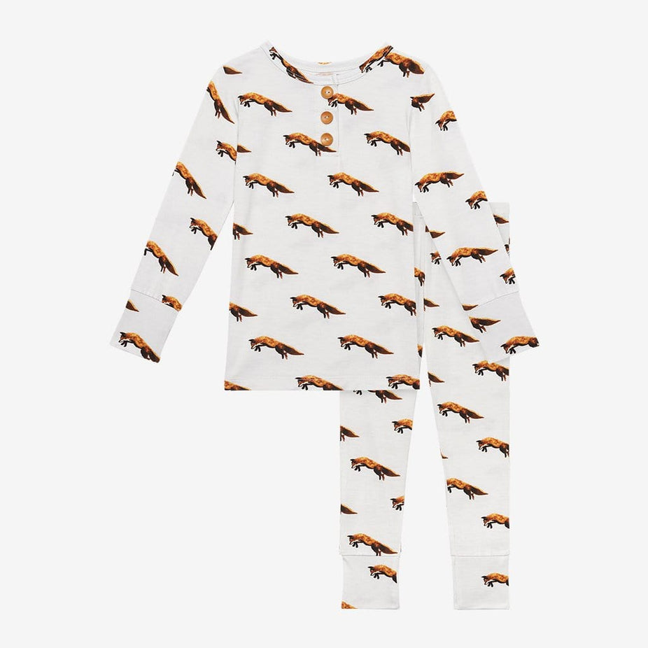 Luca Long Sleeve Henley Pajamas