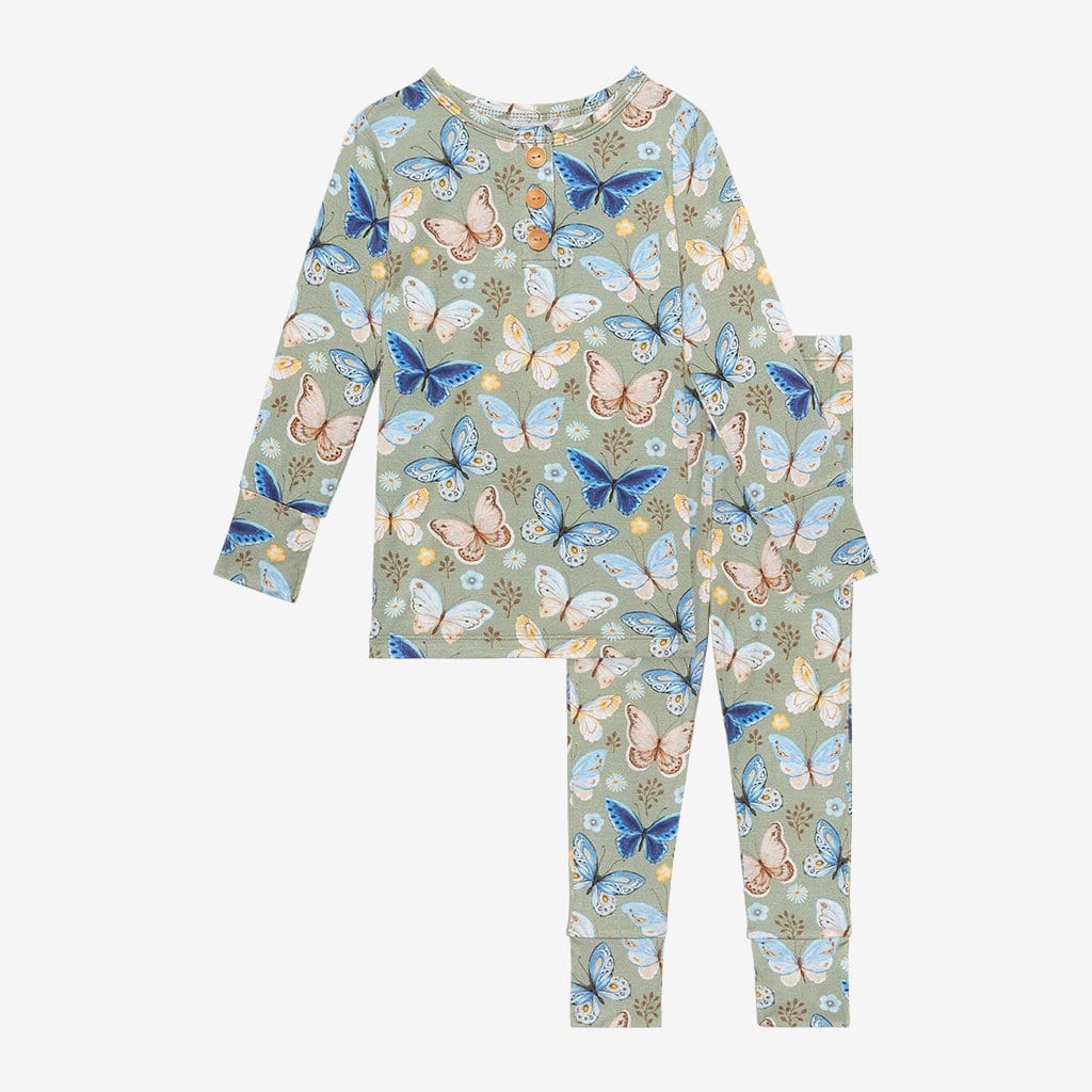 Lucy Long Sleeve Henley Pajamas