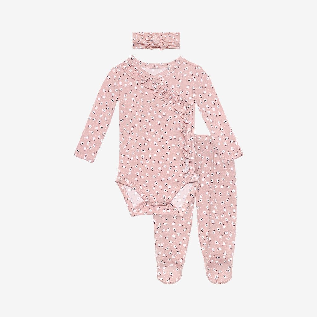 Maevis ruffled kimono set