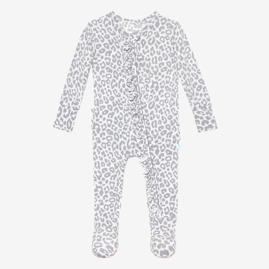 Minka Footie Ruffled Zippered One Piece