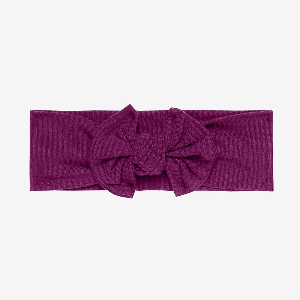 Orchid Ribbed Headwrap