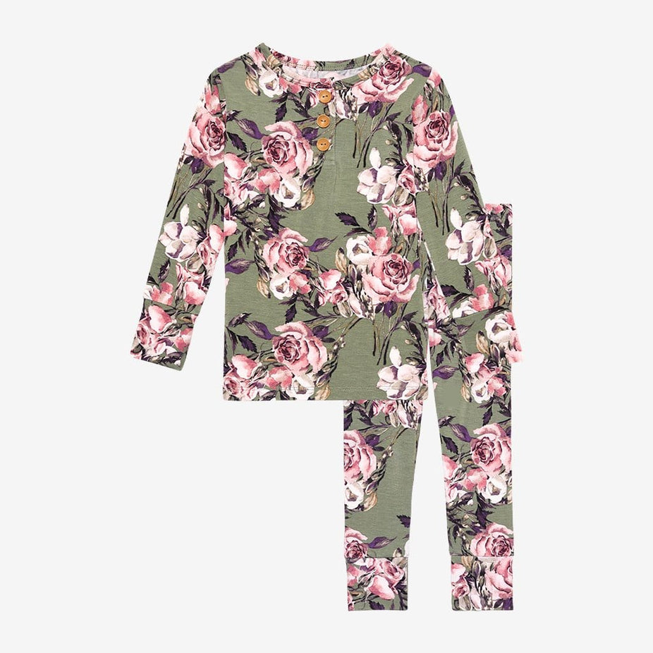 Seraphine long sleeve henley pajamas